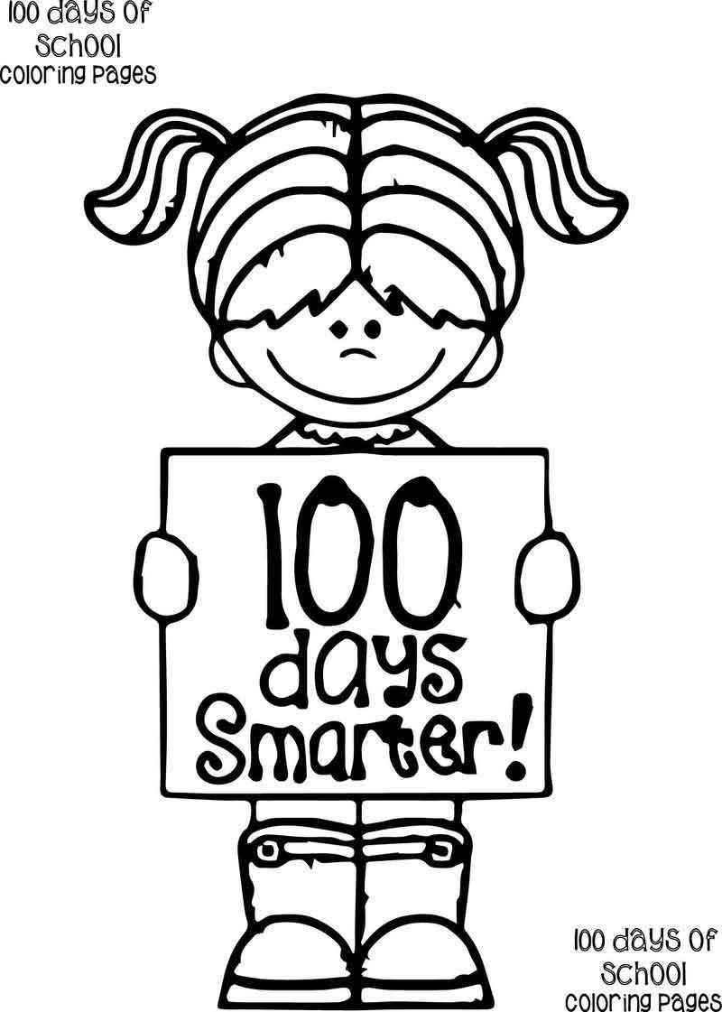 100 Day's of School Worksheets Free Coloring Pages 22