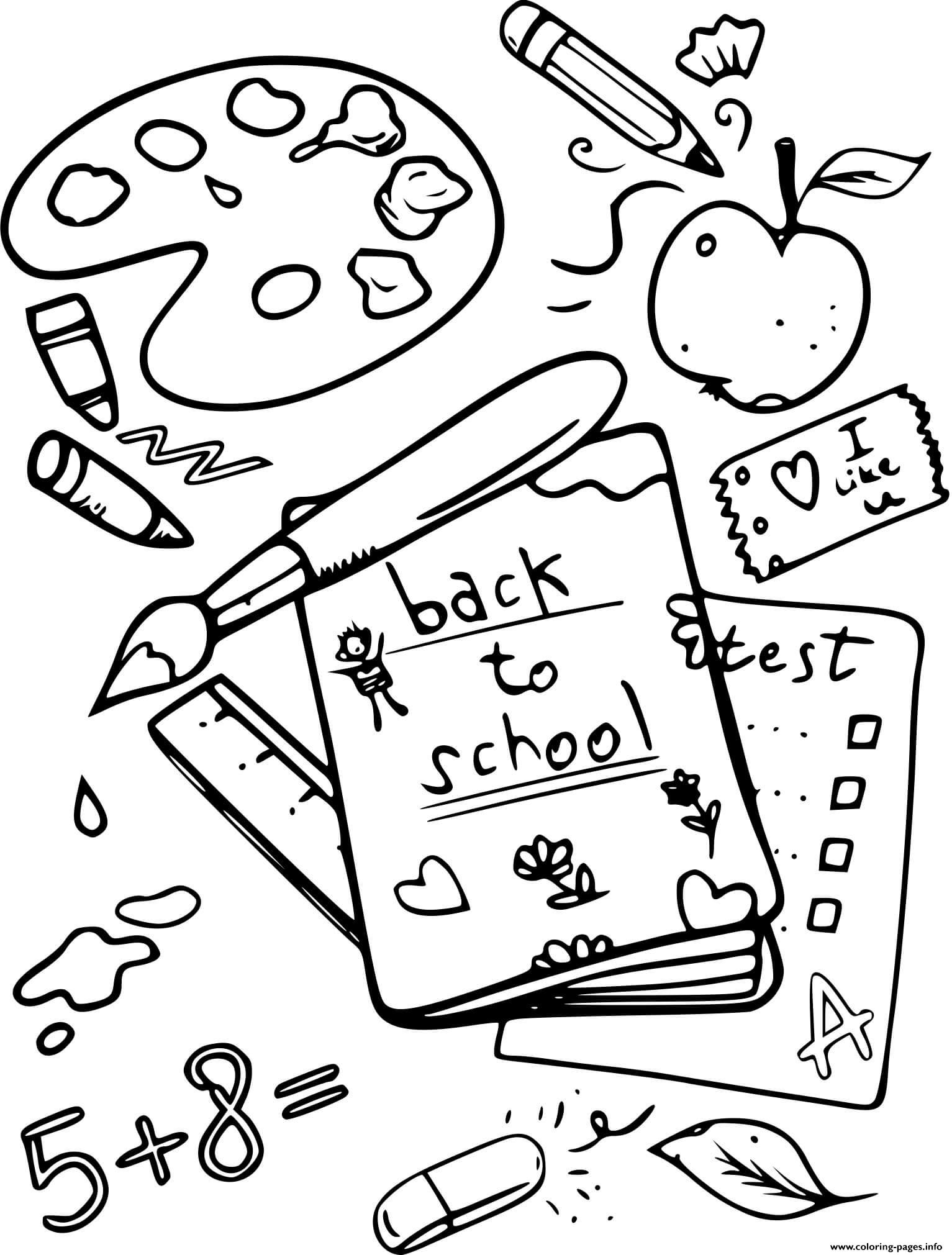 100 Day's of School Worksheets Free Coloring Pages 34