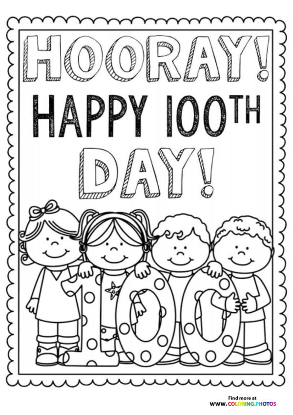 100 Day's of School Worksheets Free Coloring Pages 53