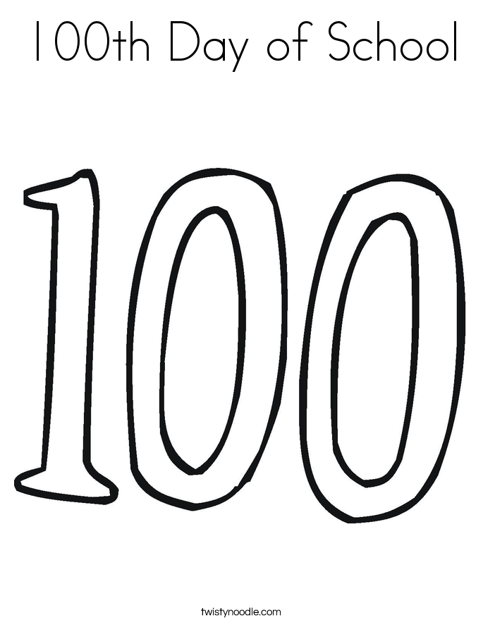 100 Day's of School Worksheets Free Coloring Pages 56