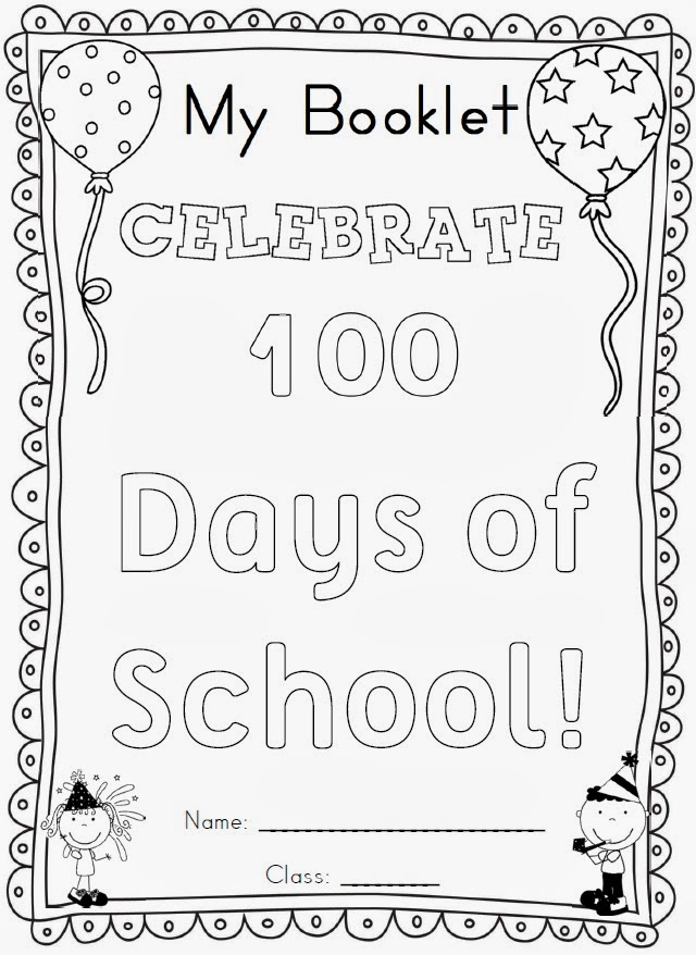 100 Day's of School Worksheets Free Coloring Pages 66