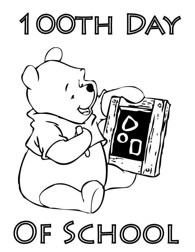 100 Day's of School Worksheets Free Coloring Pages 69