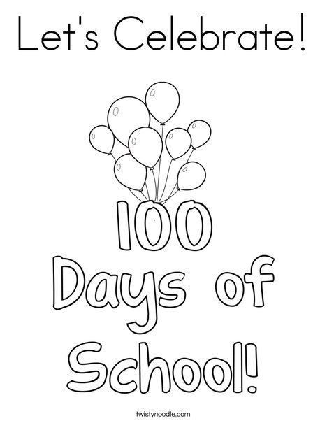 100 Day's of School Worksheets Free Coloring Pages 85