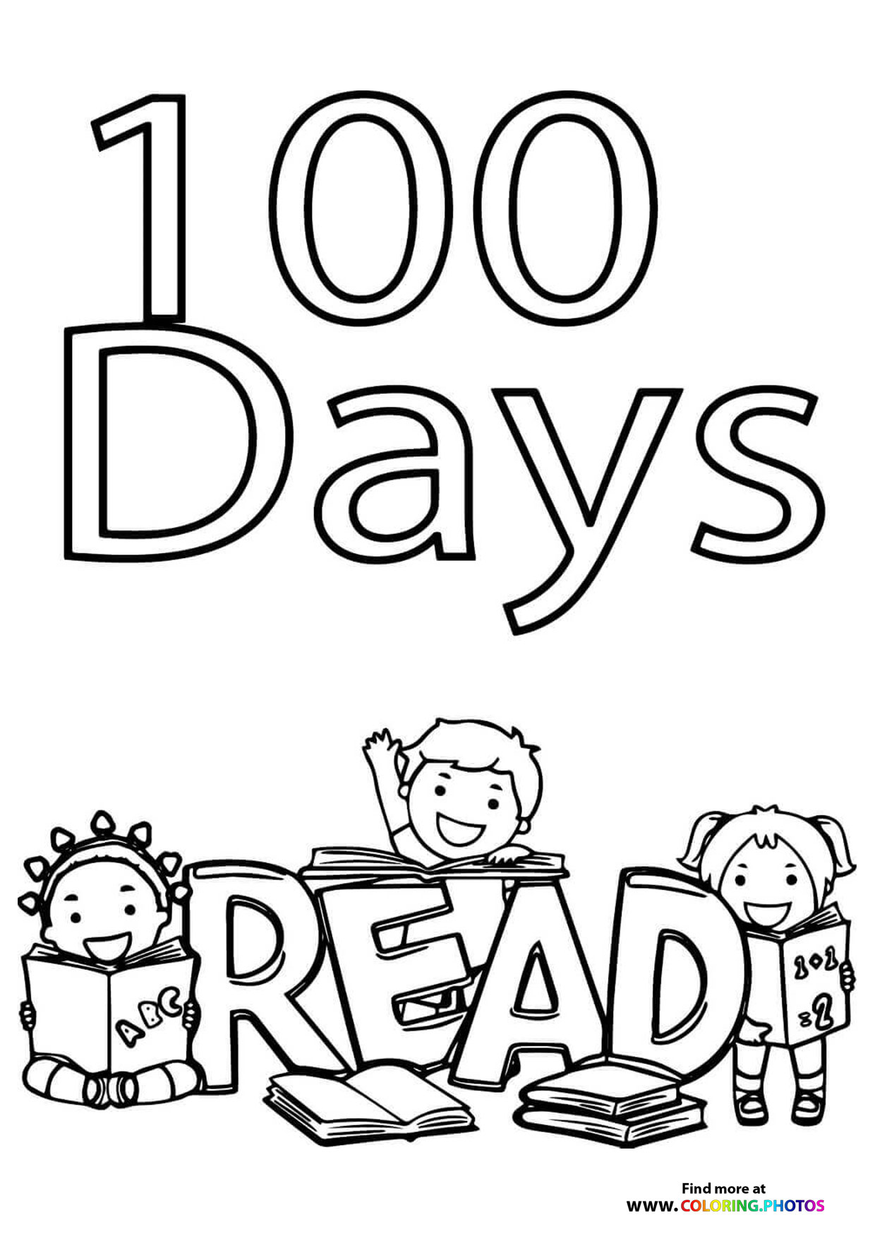 100 Day's of School Worksheets Free Coloring Pages 97