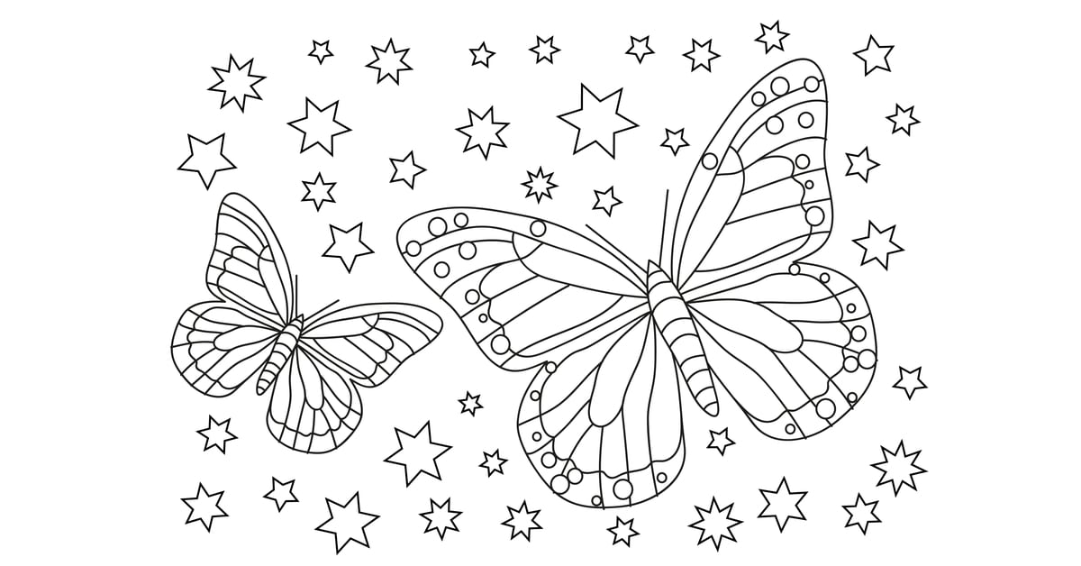 Butterflies Coloring Pages for Adults 121