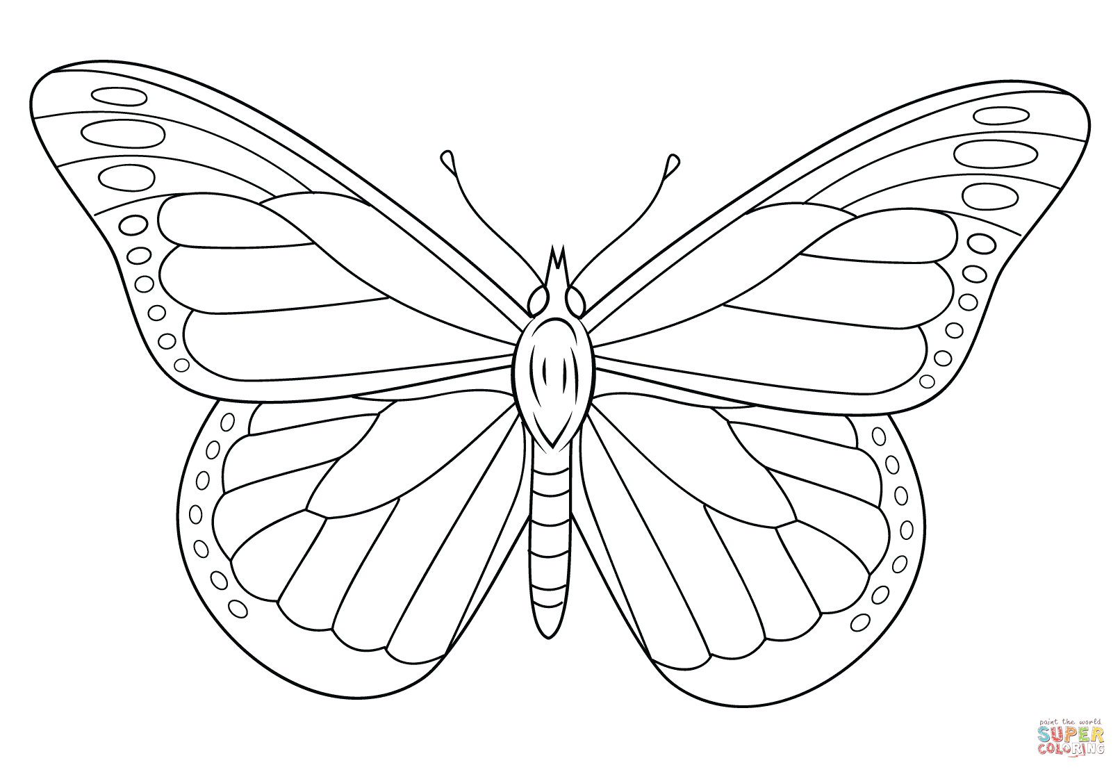 Butterflies Coloring Pages for Adults 140