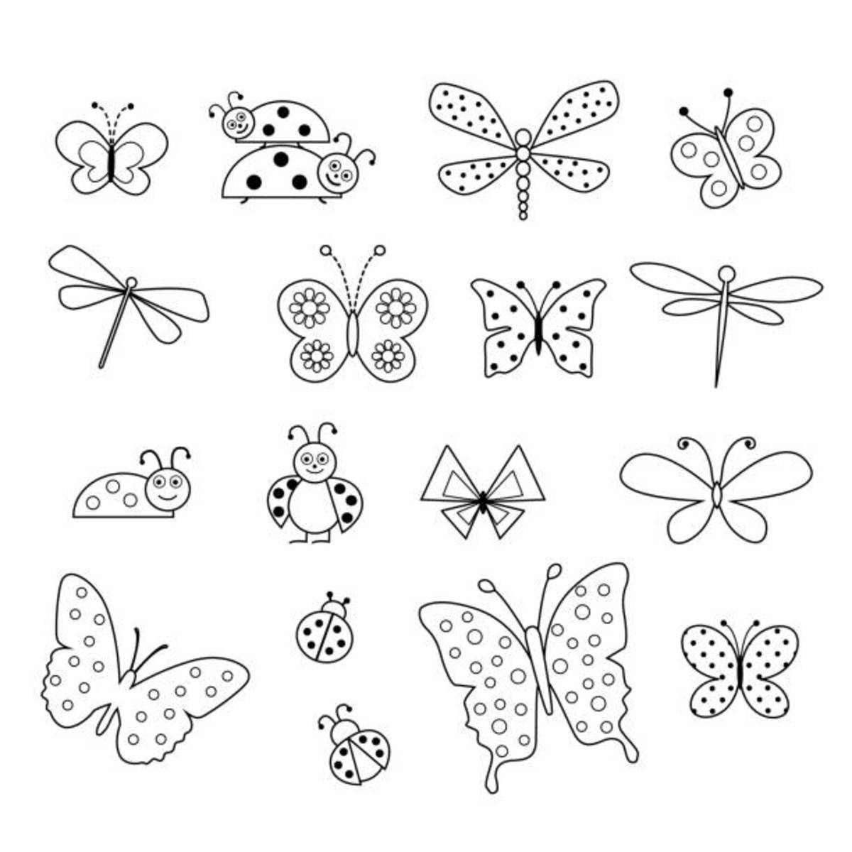 Butterflies Coloring Pages for Adults 141