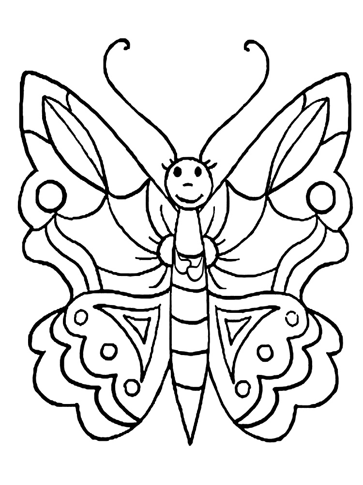 Butterflies Coloring Pages for Adults 156