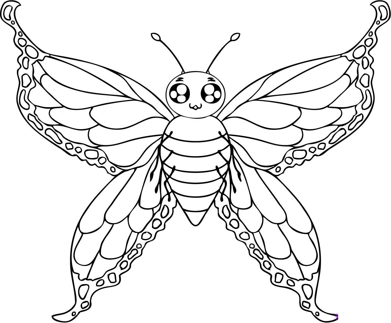 Butterflies Coloring Pages for Adults 49