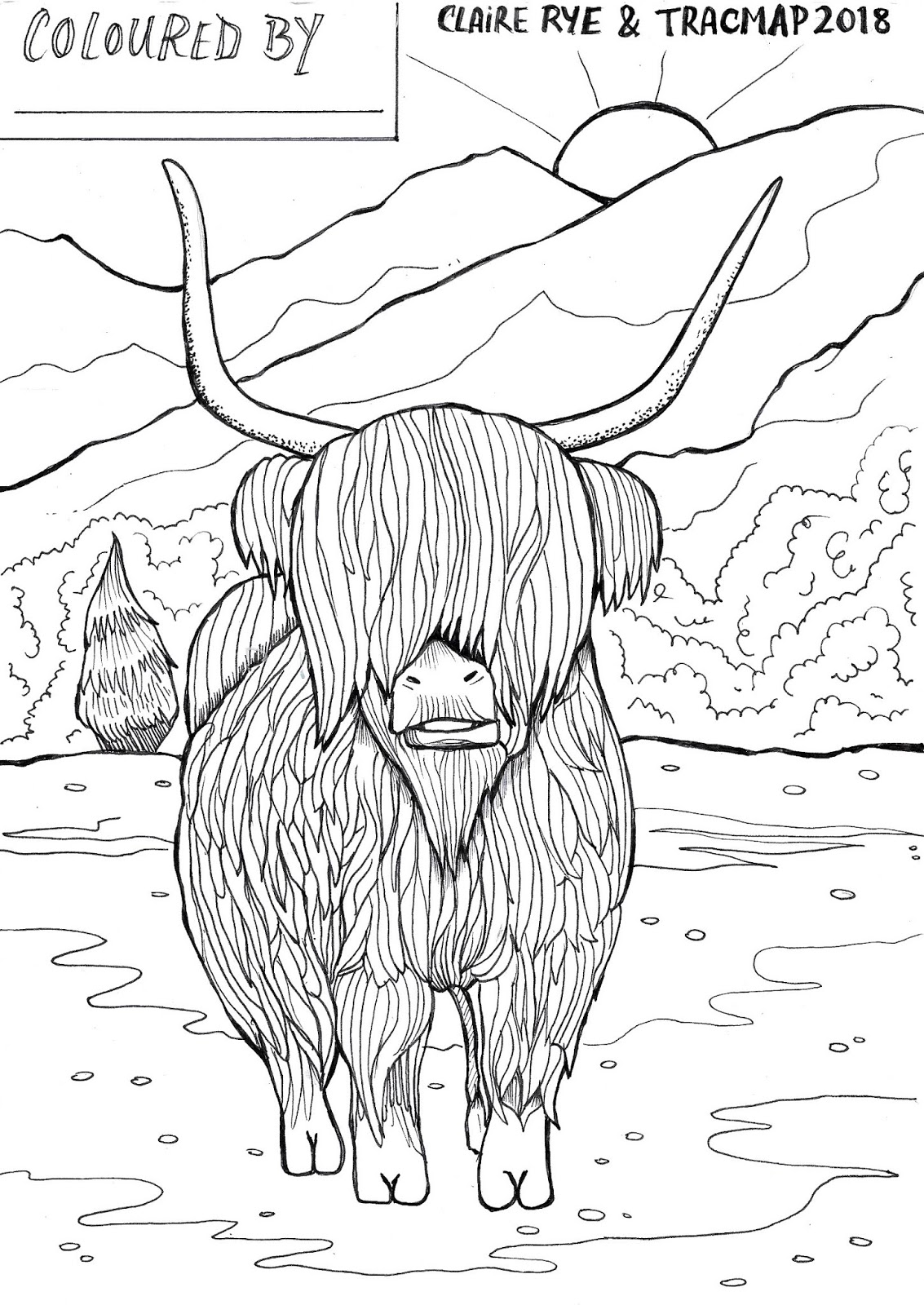 Cow Coloring Pages for Kids Printable 22