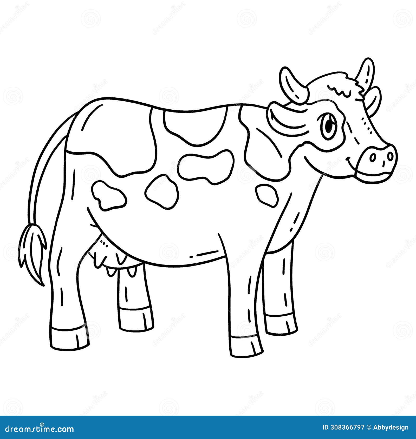 Cow Coloring Pages for Kids Printable 31