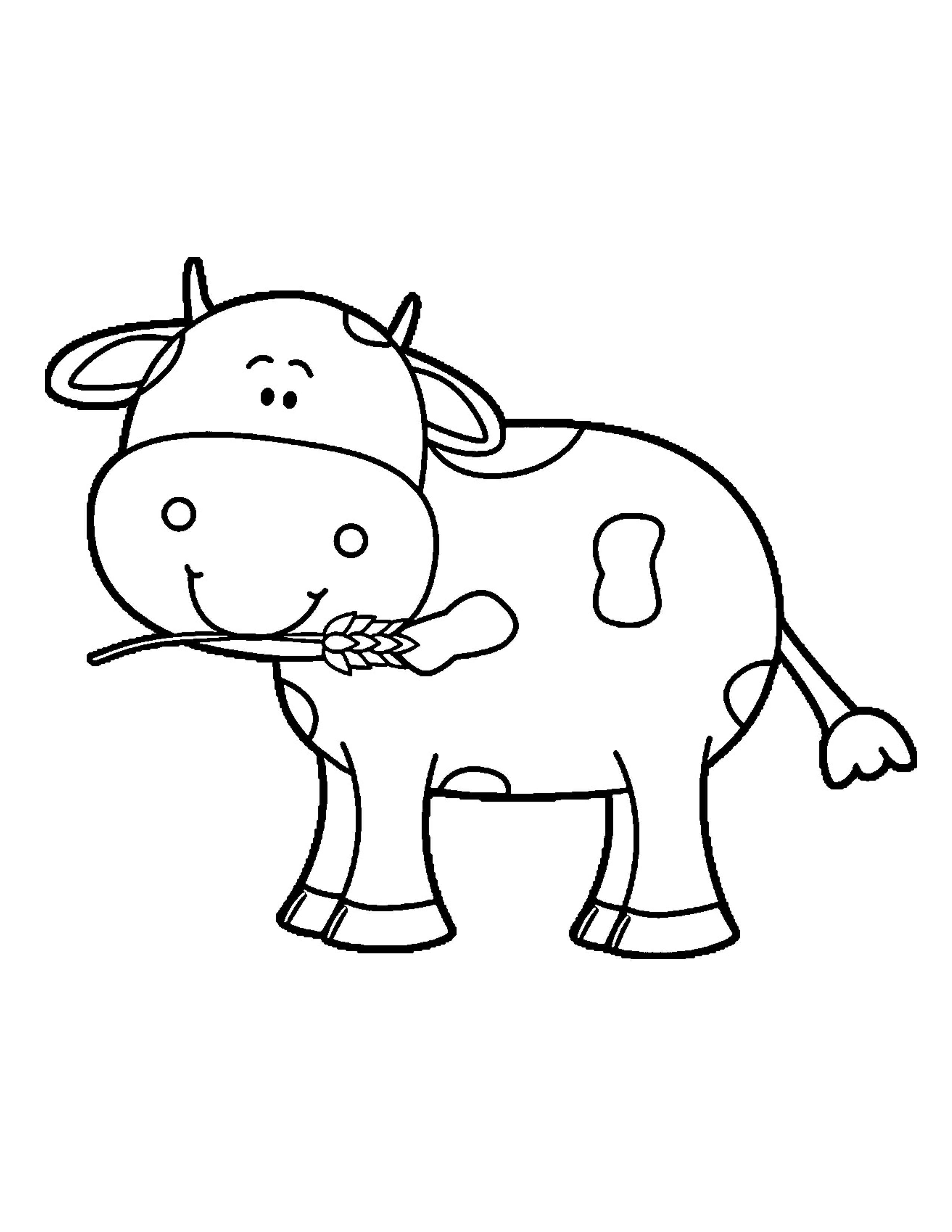 Cow Coloring Pages for Kids Printable 52