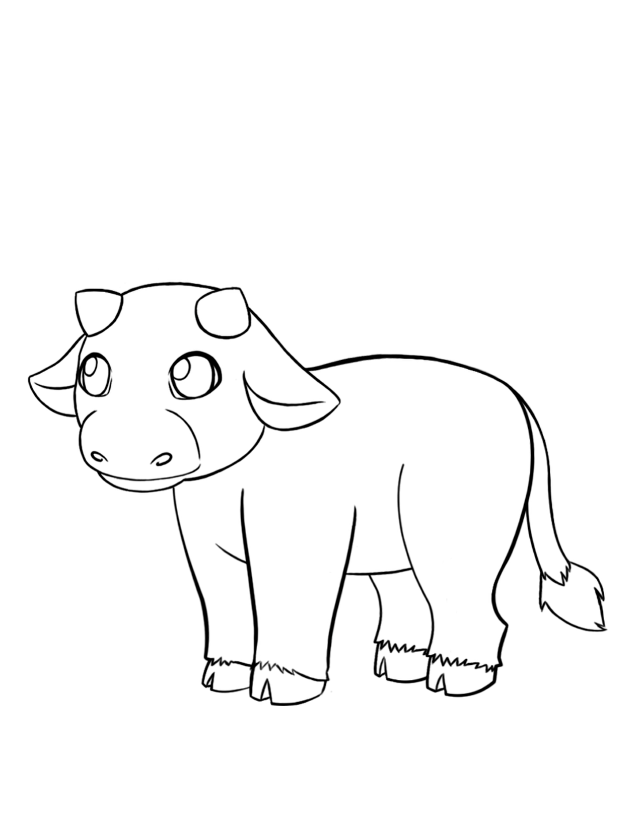 Cow Coloring Pages for Kids Printable 53