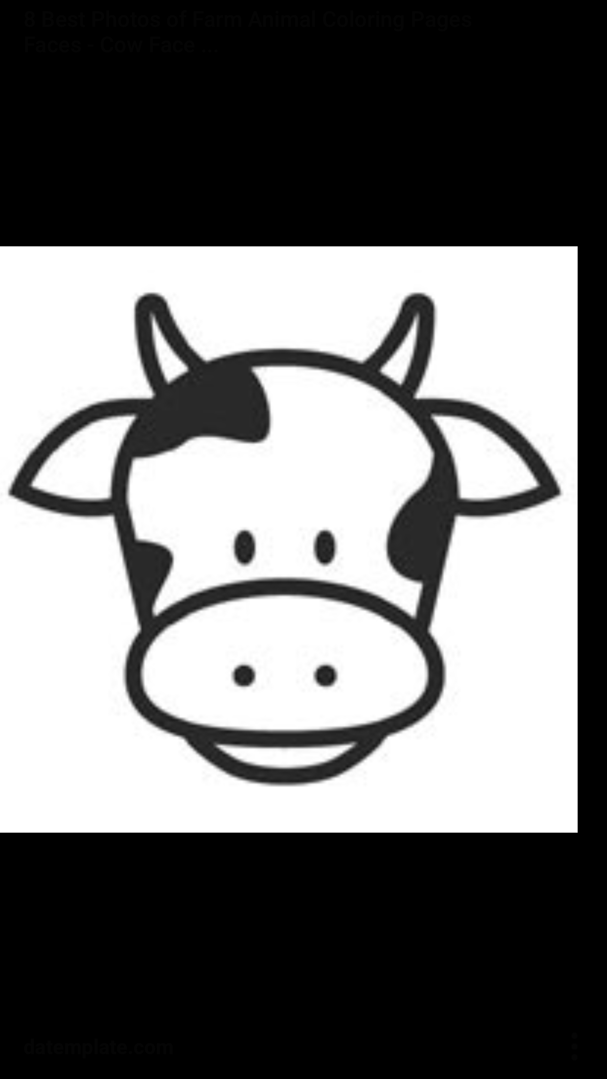 Cow Coloring Pages for Kids Printable 75