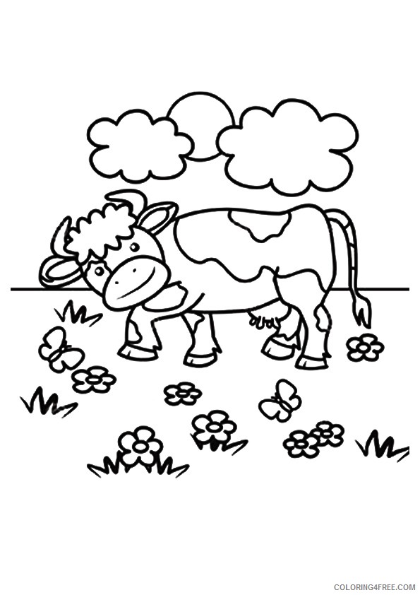 Cow Coloring Pages for Kids Printable 79