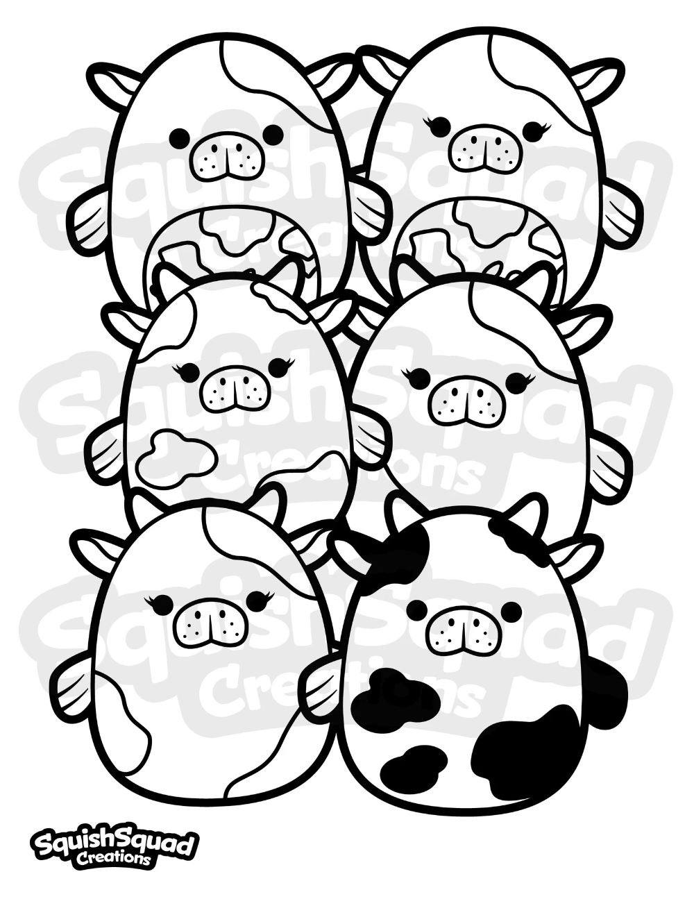 Cow Coloring Pages for Kids Printable 92