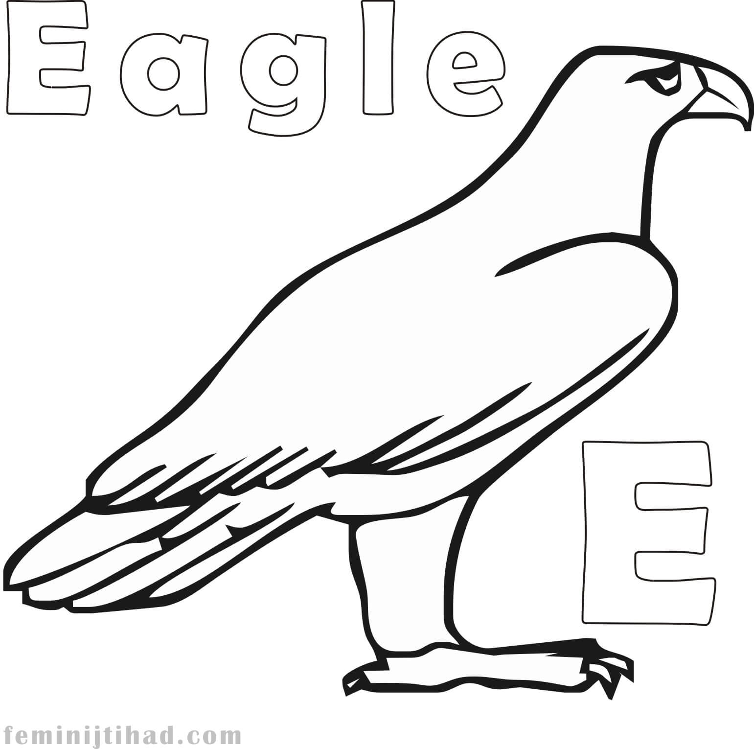 Eagle Coloring Page Printable # 117