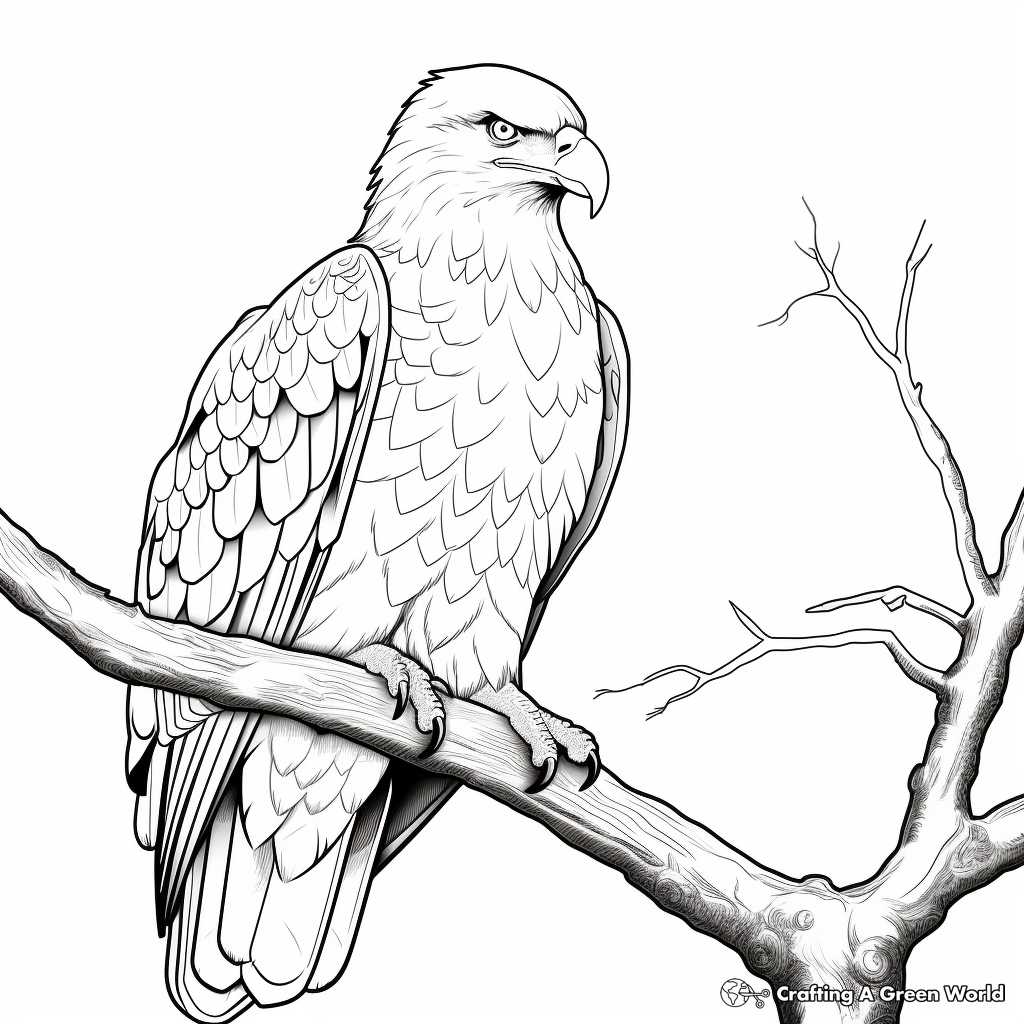 Eagle Coloring Page Printable # 132