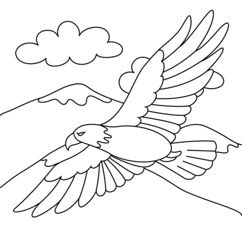 Eagle Coloring Page Printable # 175