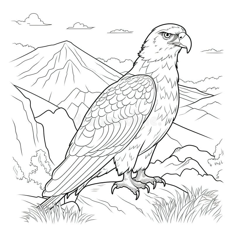 Eagle Coloring Page Printable # 179