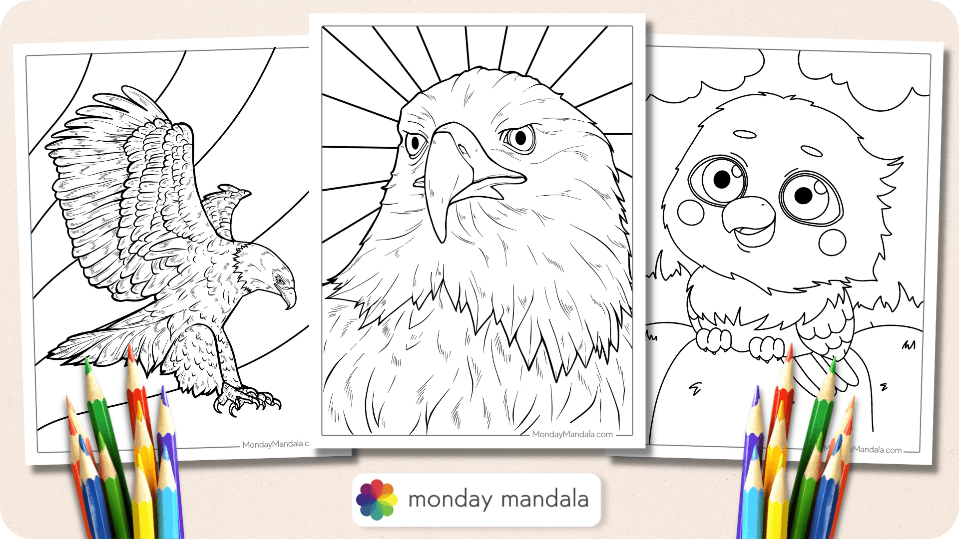 Eagle Coloring Page Printable # 181