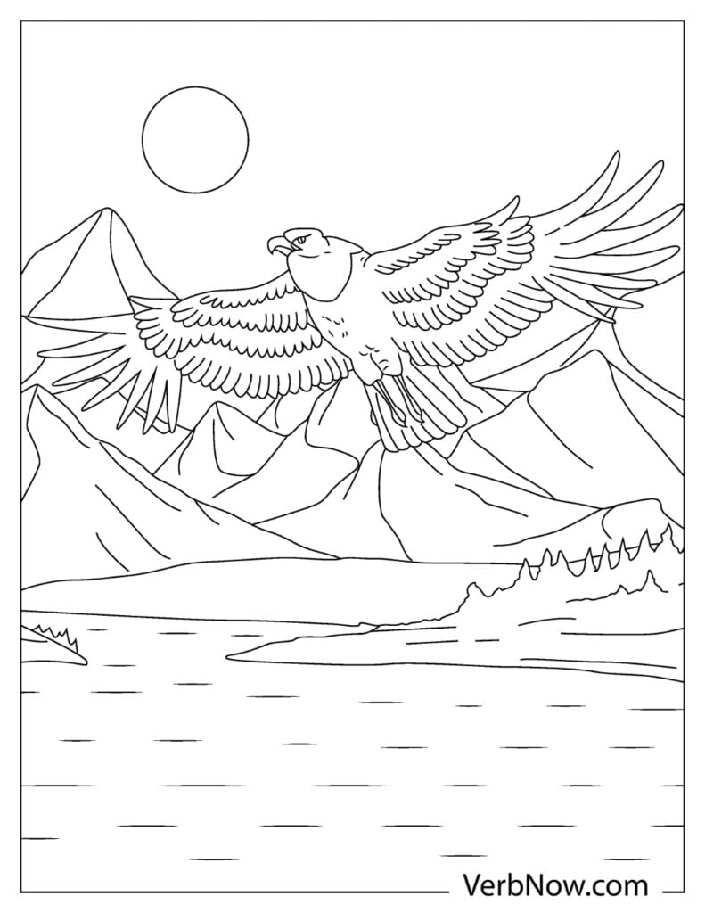 Eagle Coloring Page Printable # 198