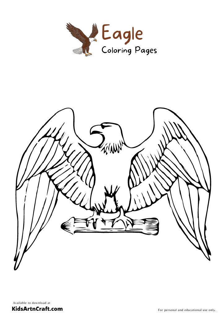 Eagle Coloring Page Printable # 203