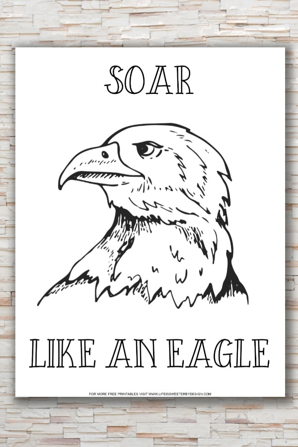 Eagle Coloring Page Printable # 220