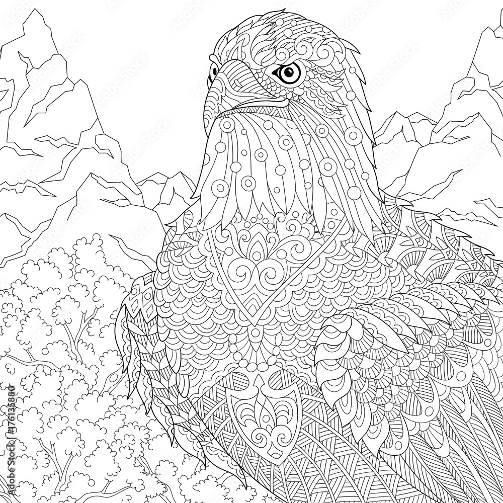 Eagle Coloring Page Printable # 222