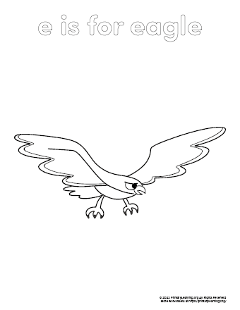 Eagle Coloring Page Printable # 36