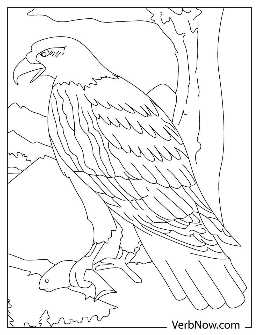 Eagle Coloring Page Printable # 41