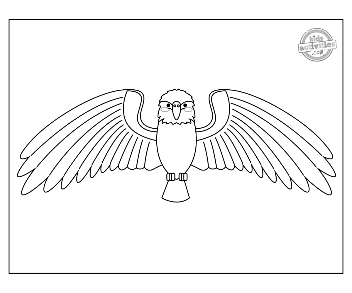 Eagle Coloring Page Printable # 45