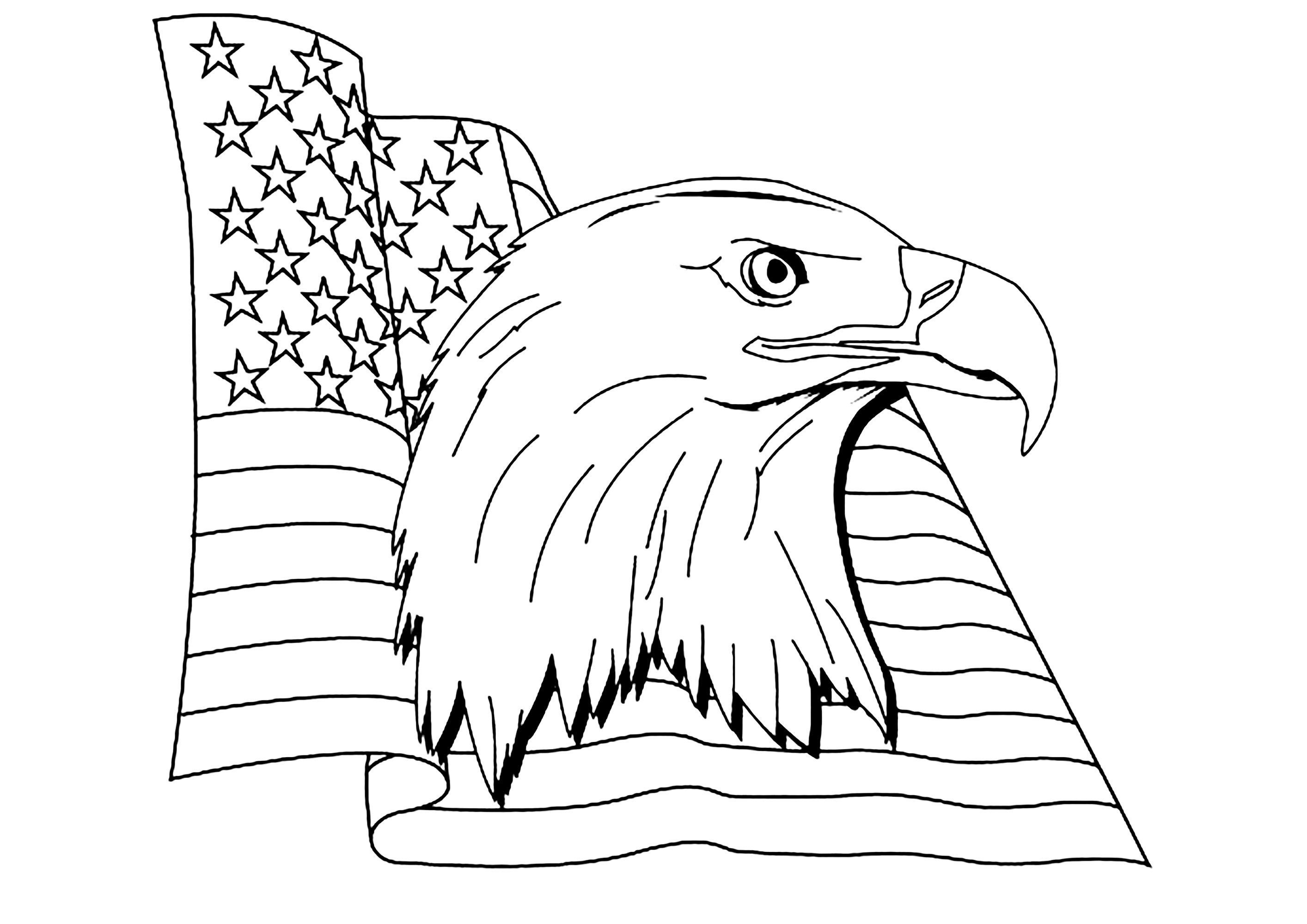 Eagle Coloring Page Printable # 57