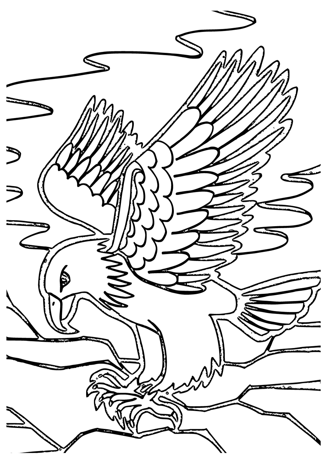 Eagle Coloring Page Printable # 66