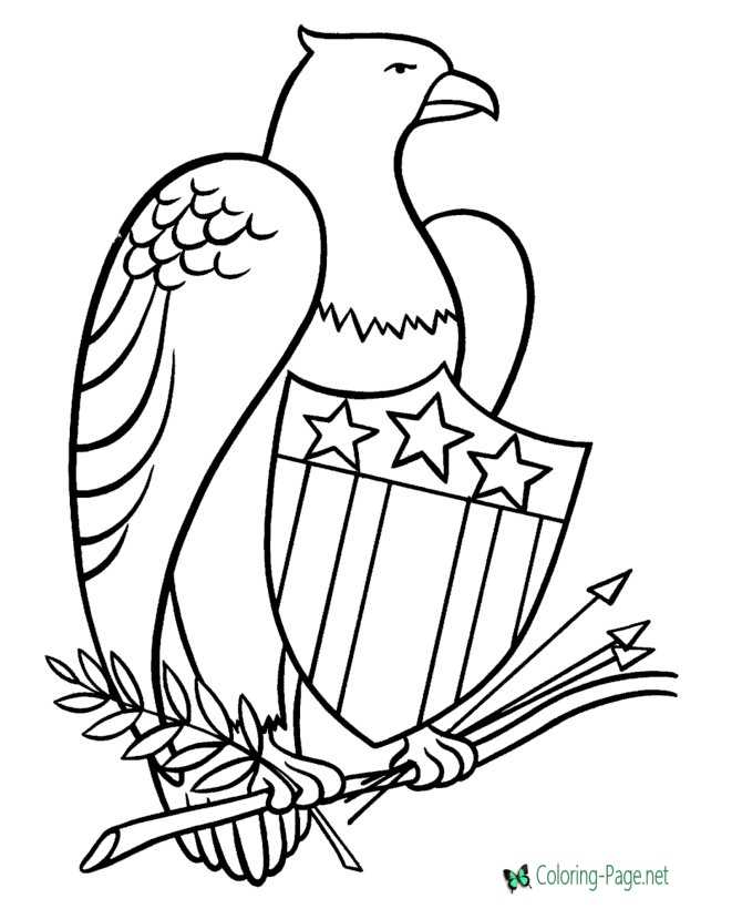 Eagle Coloring Page Printable # 80