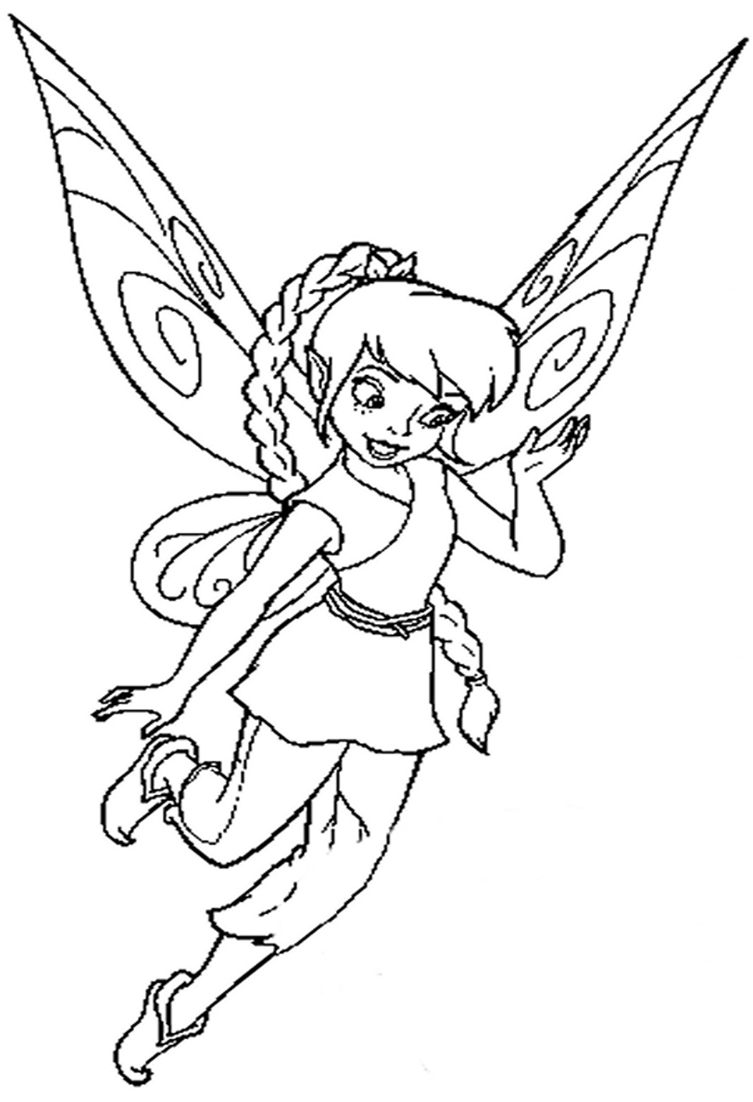 Fairy Coloring Pages Aesthetic Printables 33