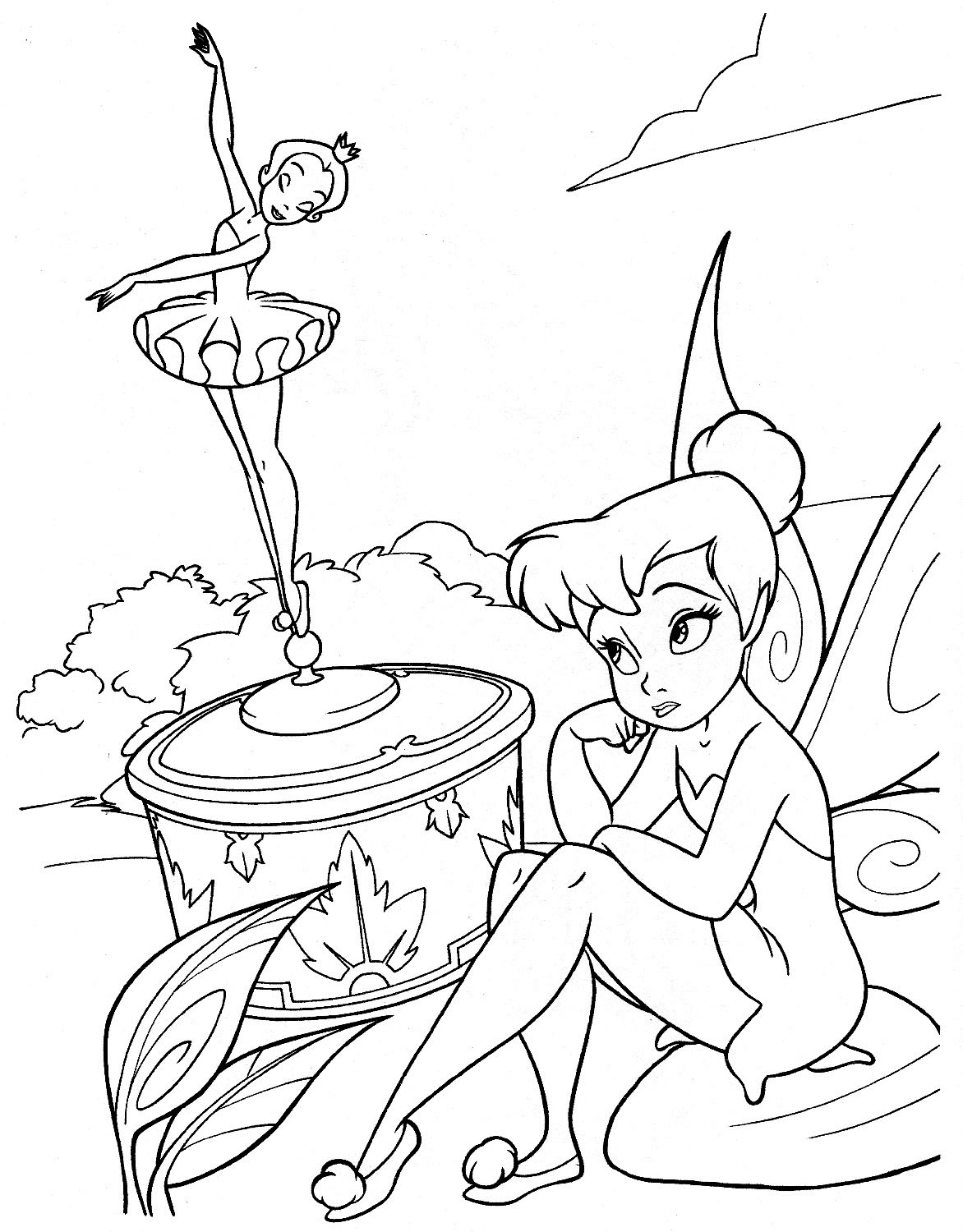 Fairy Coloring Pages Aesthetic Printables 41