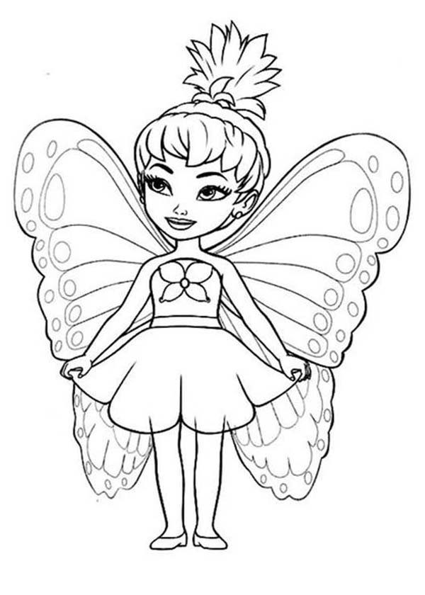 Fairy Coloring Pages Aesthetic Printables 48