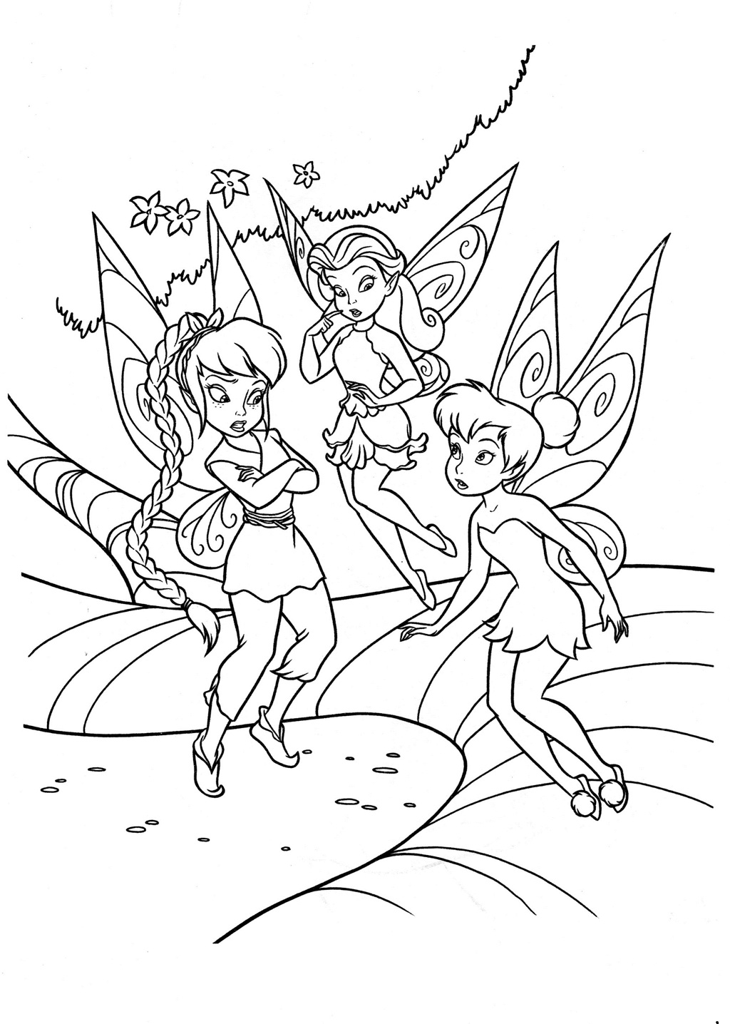 Fairy Coloring Pages Aesthetic Printables 5