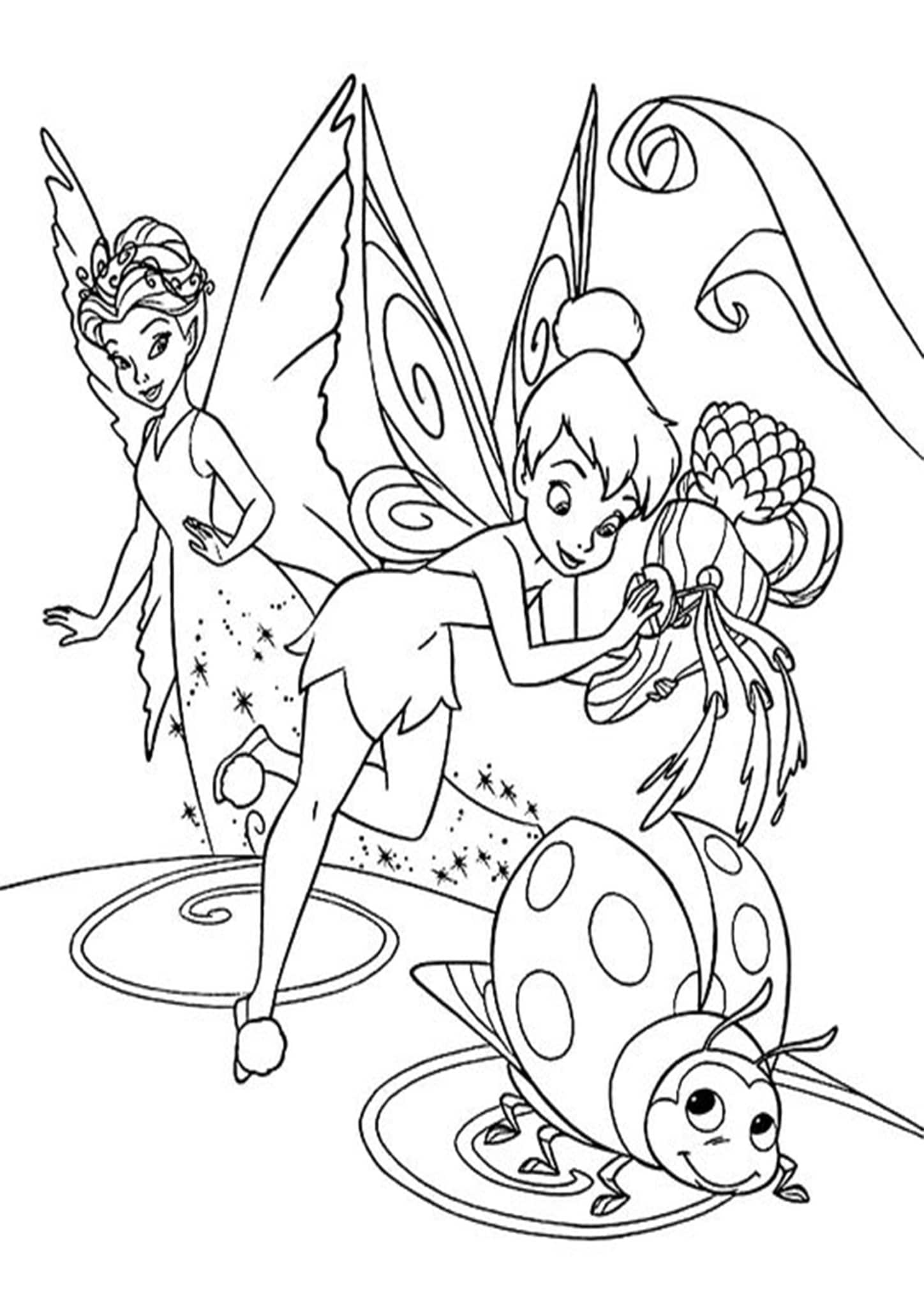 Fairy Coloring Pages Aesthetic Printables 69