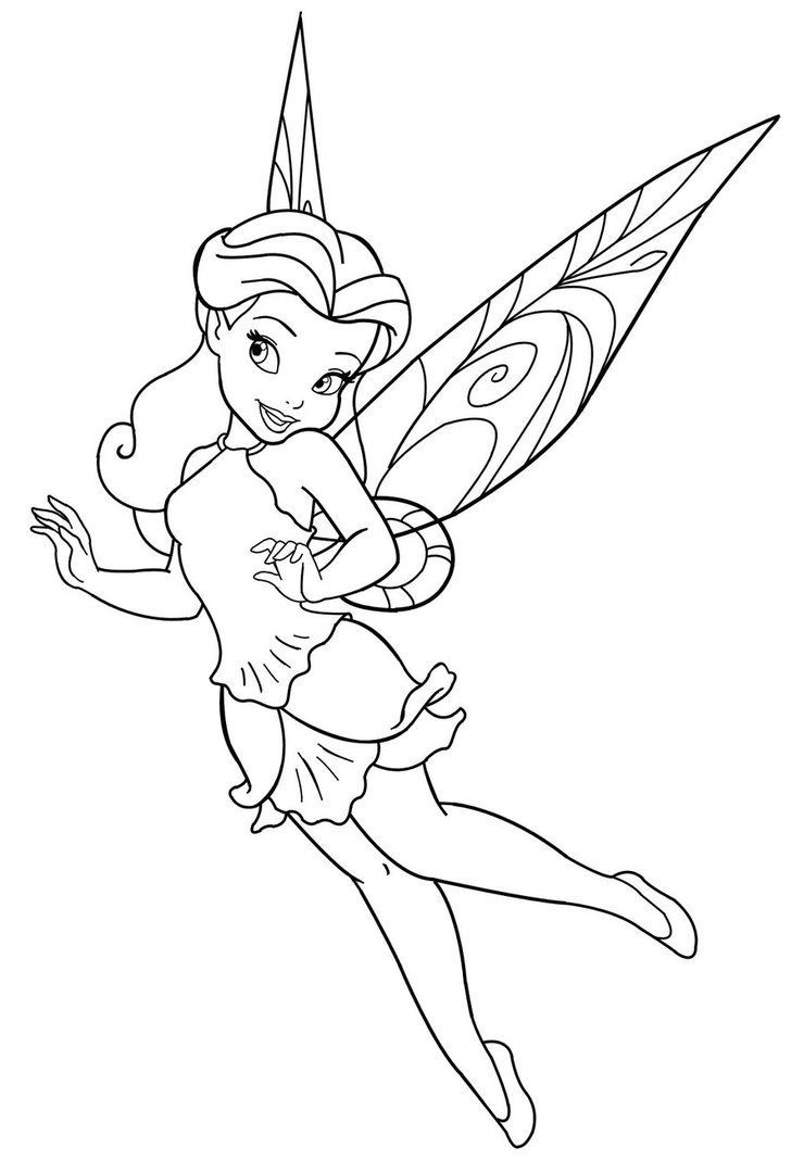 Fairy Coloring Pages Aesthetic Printables 73