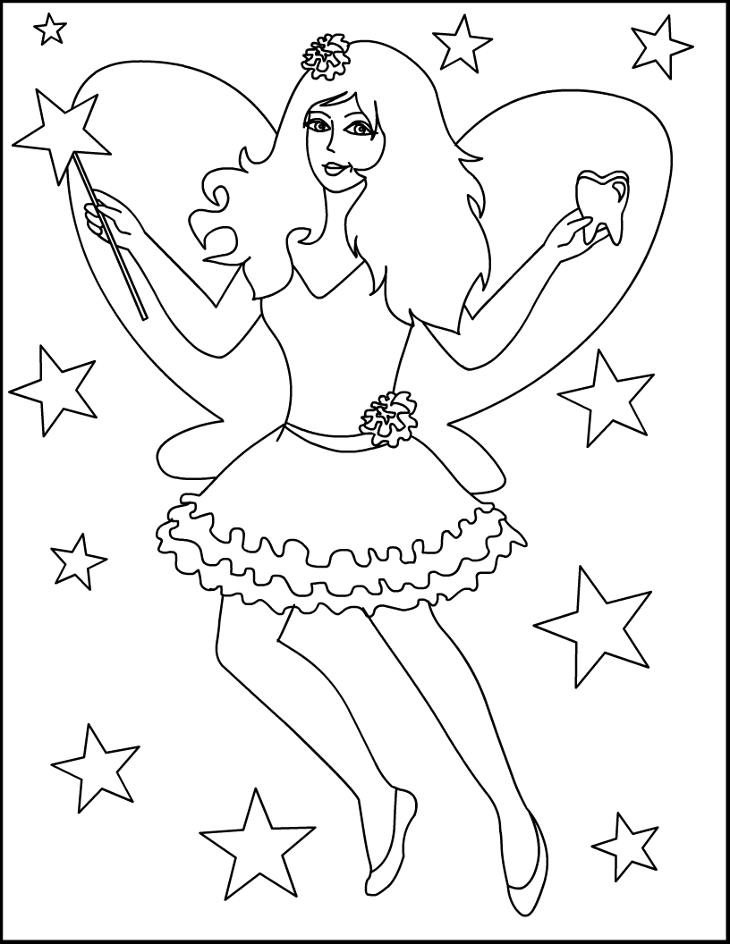 Fairy Coloring Pages Aesthetic Printables 80