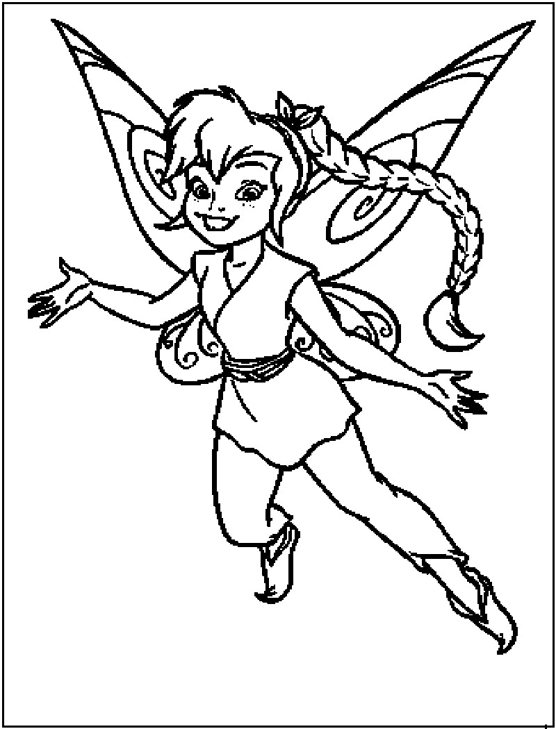 Fairy Coloring Pages Aesthetic Printables 87