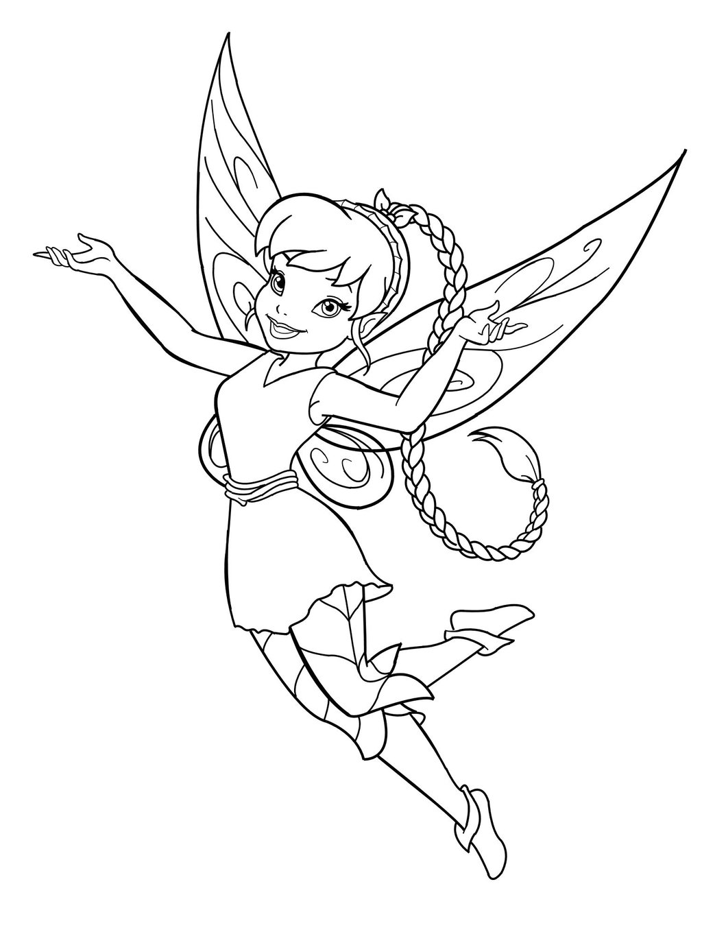 Fairy Coloring Pages Aesthetic Printables 89