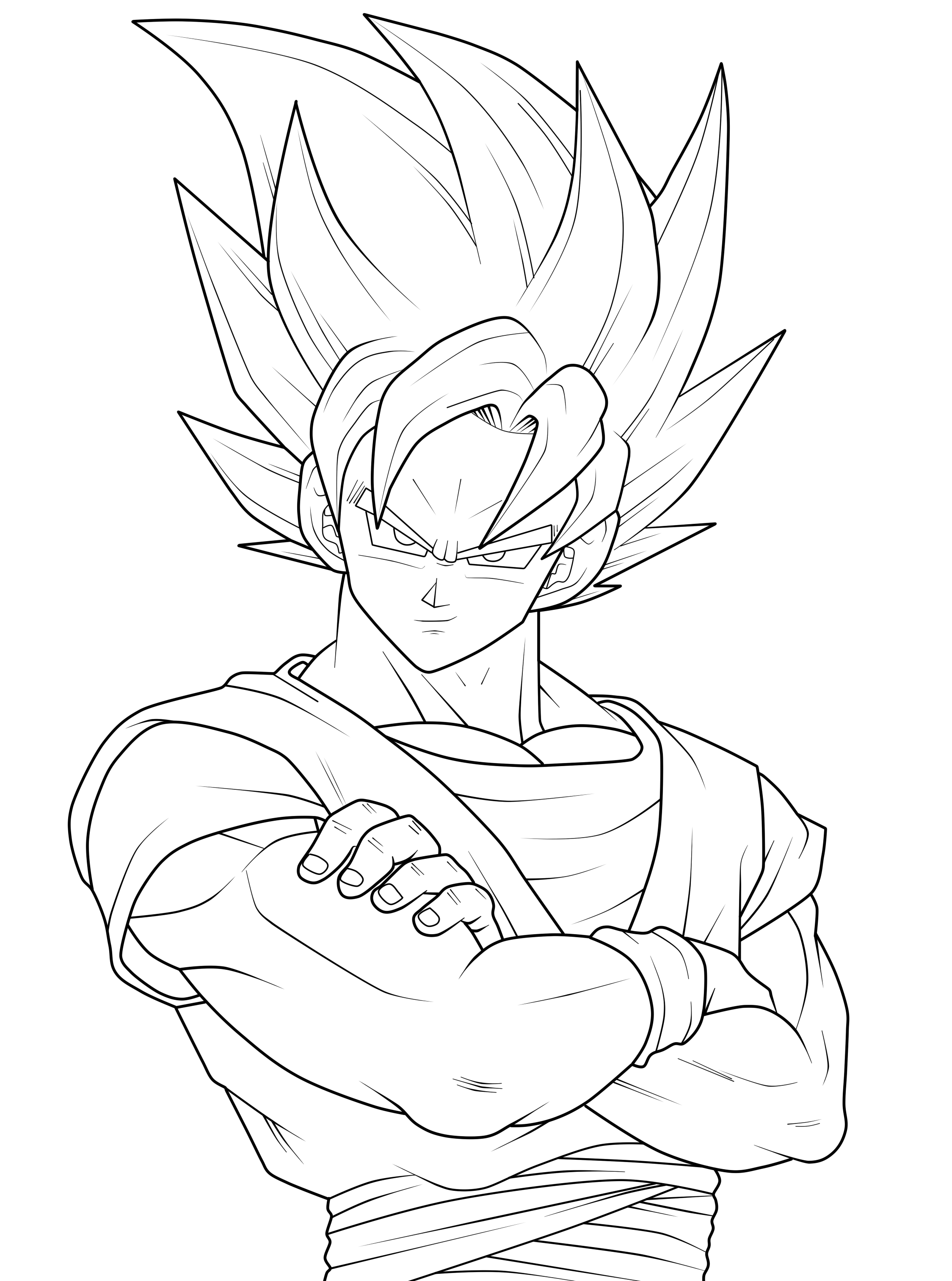 Goku Coloring Pages FREE Printable 101