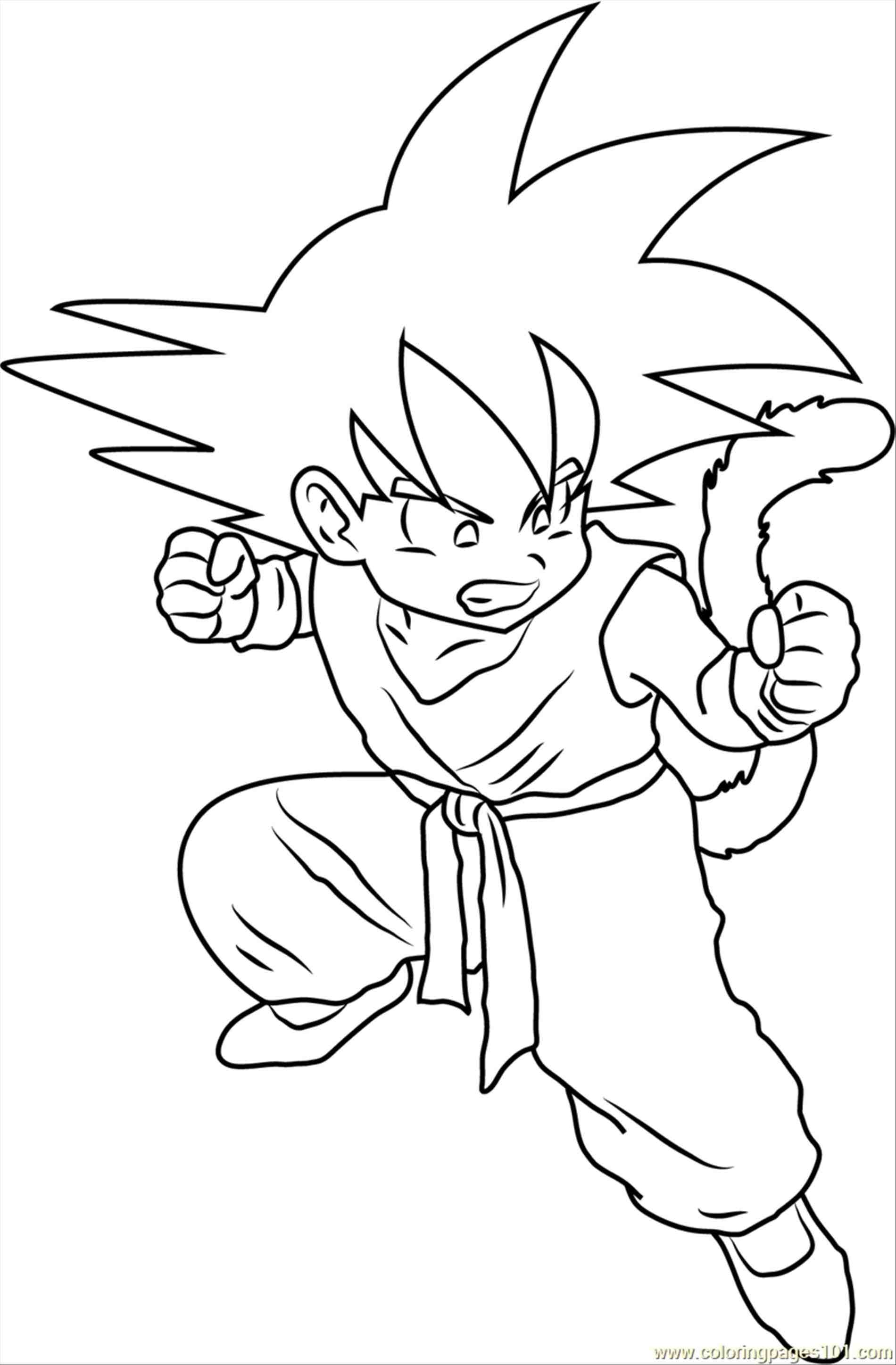 Goku Coloring Pages FREE Printable 102