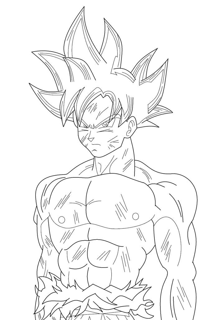 Goku Coloring Pages FREE Printable 129