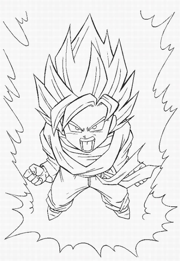 Goku Coloring Pages FREE Printable 13