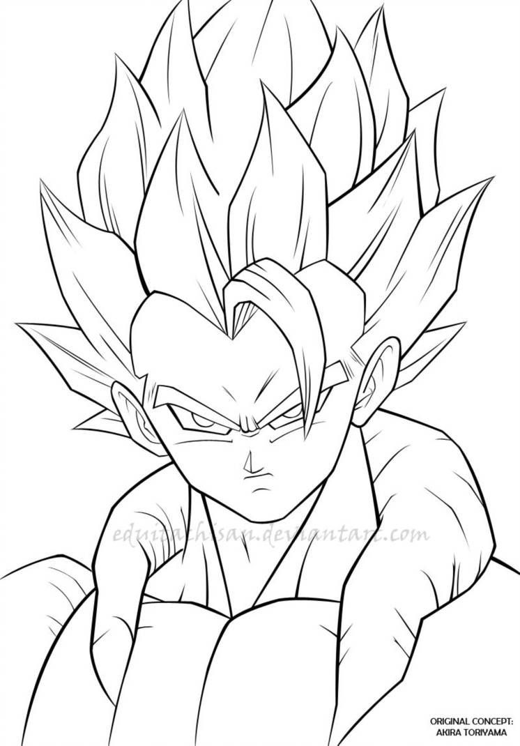 Goku Coloring Pages FREE Printable 133