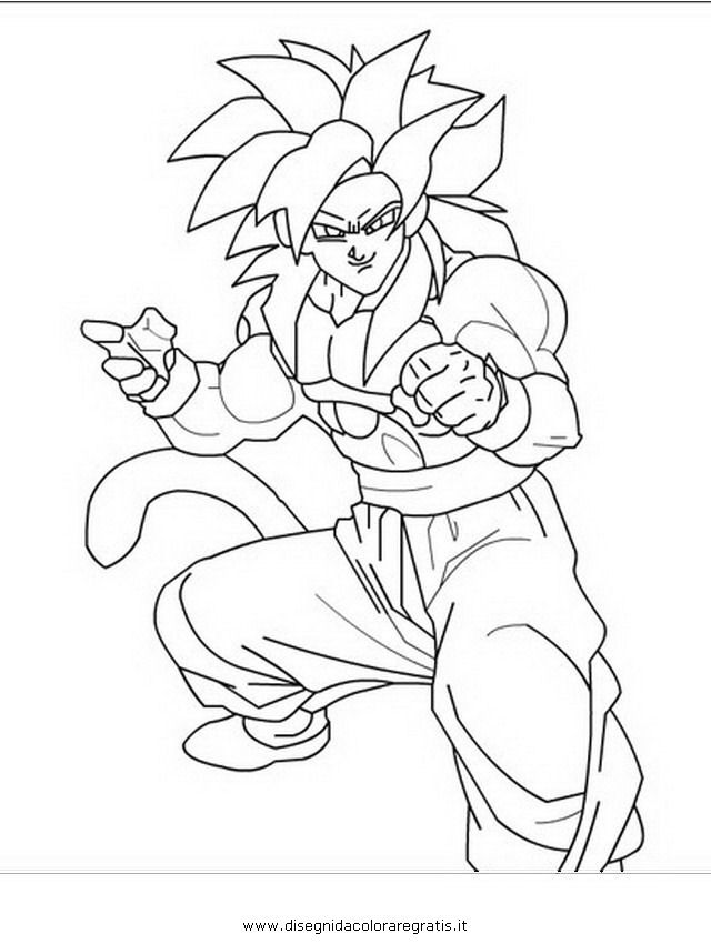 Goku Coloring Pages FREE Printable 14